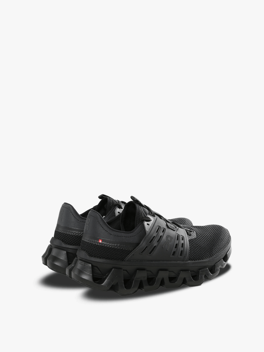 Black sneakers, back view