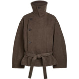 Brown jacket, front view