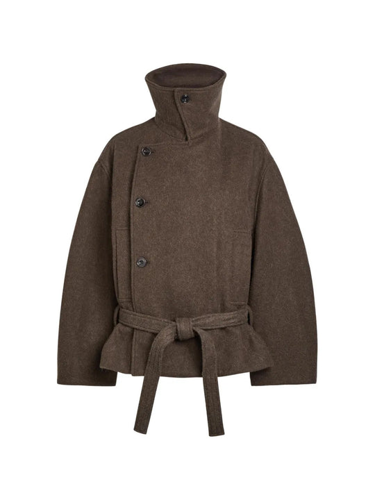 Brown jacket, front view