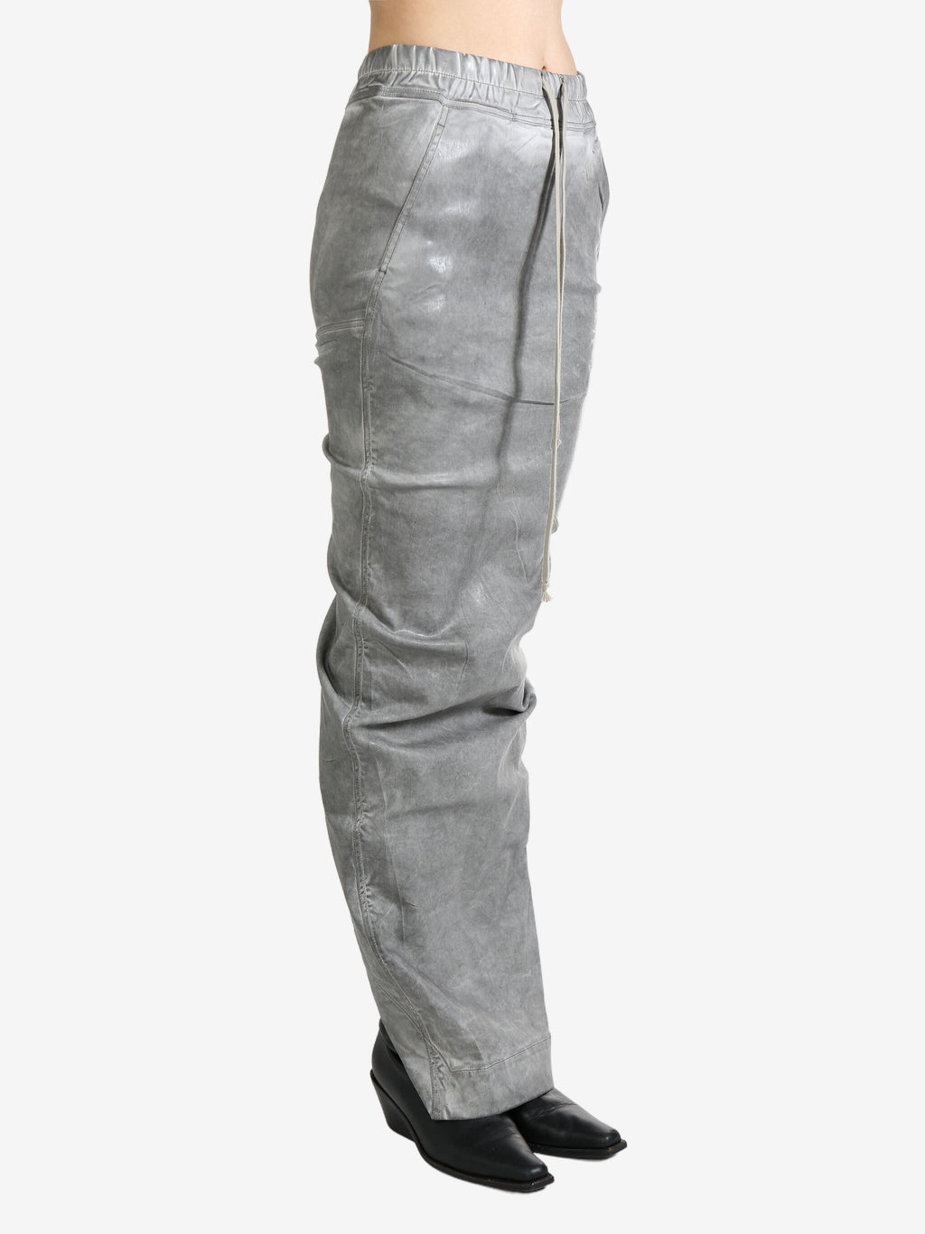 RICK OWENS DRKSHDW - Women Gonna In Denim - Pull On Pillar Skirt