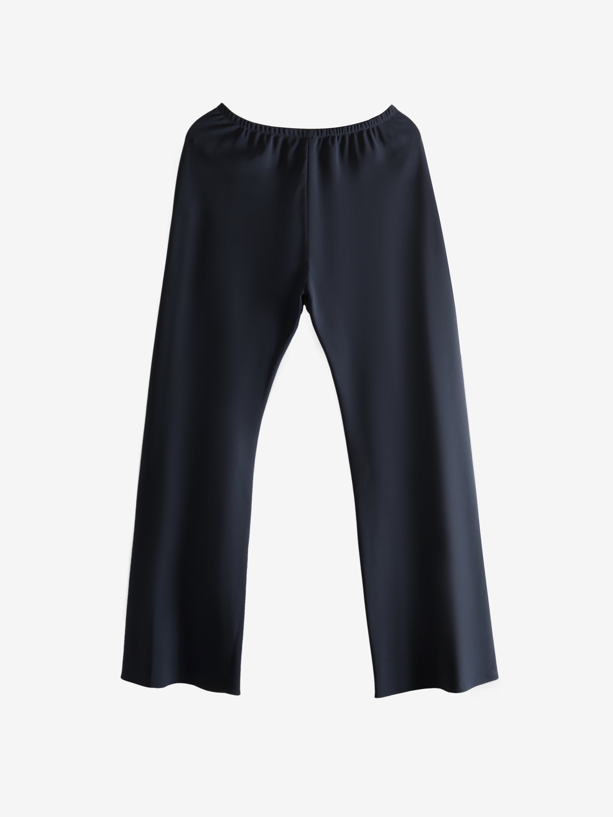 Navy pants, back view