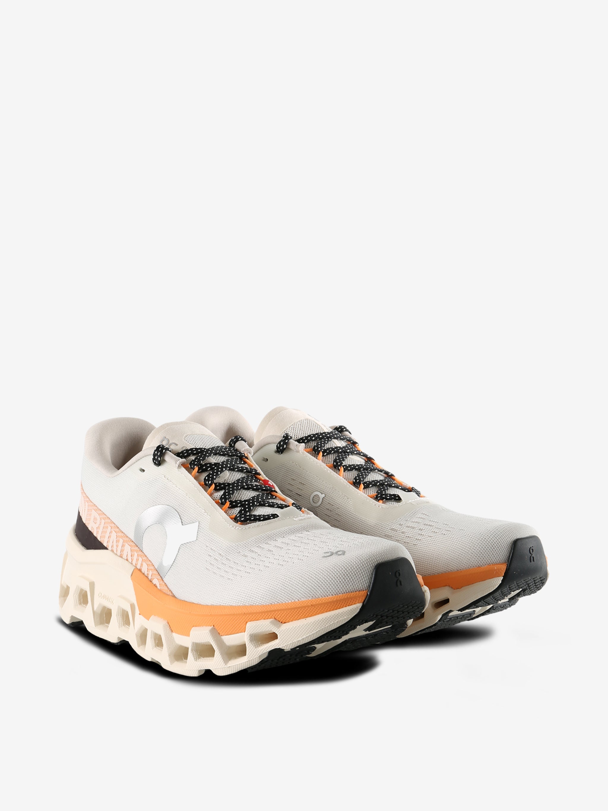 Tan shoes, side view