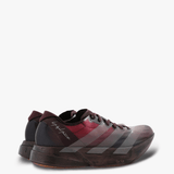 Burgundy shoes, back view