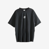 Black t-shirt, front view