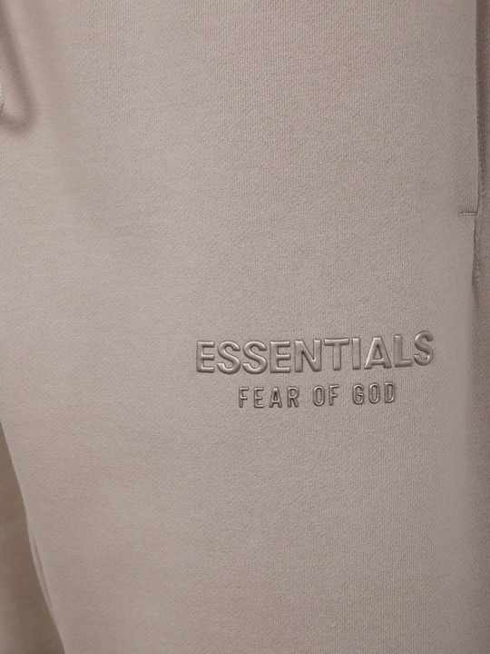 Close up of Grey pants, showing texture of the cotton fabric