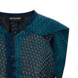 Close up of the black top, showing texture of the modal fabric