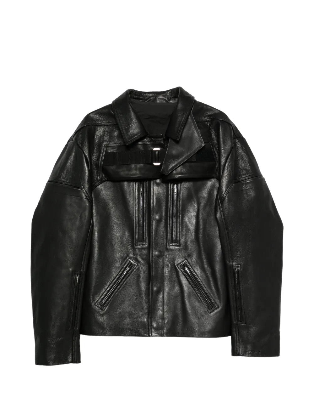 Black jacket, front view