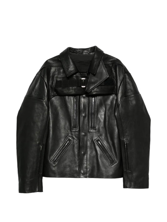 Black jacket, front view