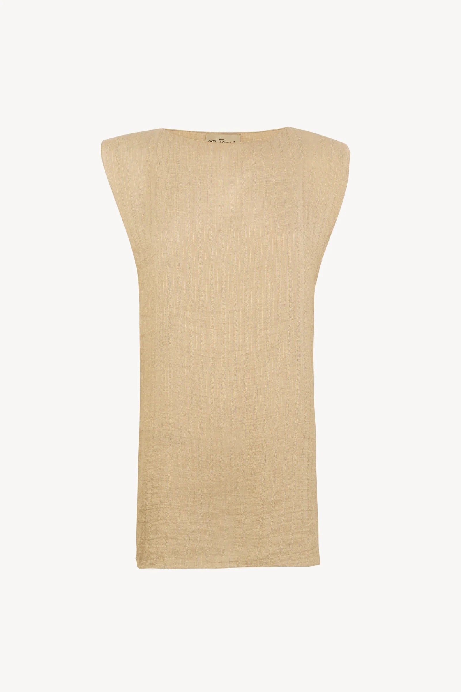 Tan top, front view