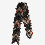 Black scarf, front view