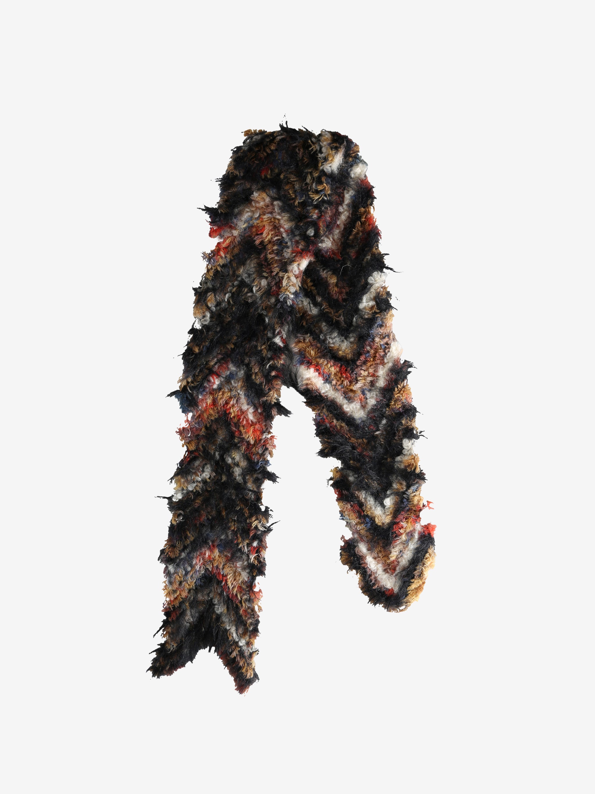 Black scarf, front view