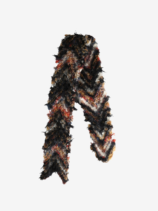 Black scarf, front view