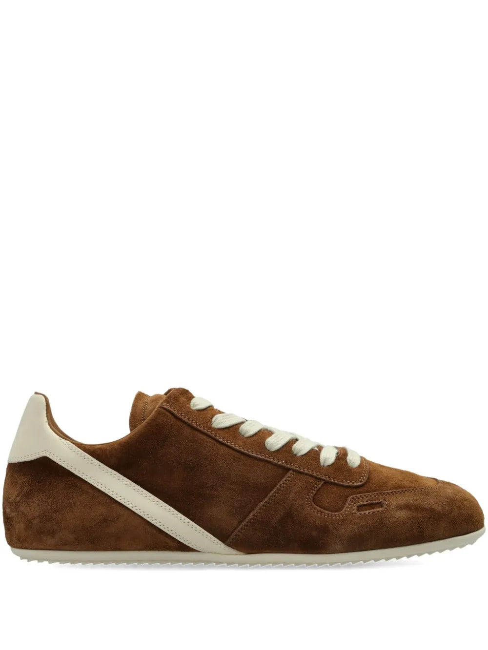 Brown sneakers, front view