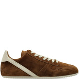 Brown sneakers, front view