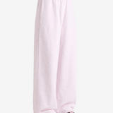 Pink pants, full body view