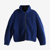 Blue jacket, front view
