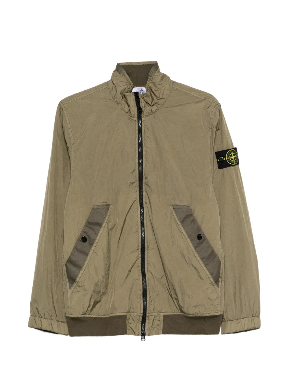 Green jacket, front view