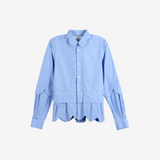 Blue shirt, front view