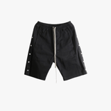 Black shorts, front view