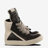 Black sneakers, side view