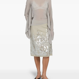 Tan skirts,full body view
