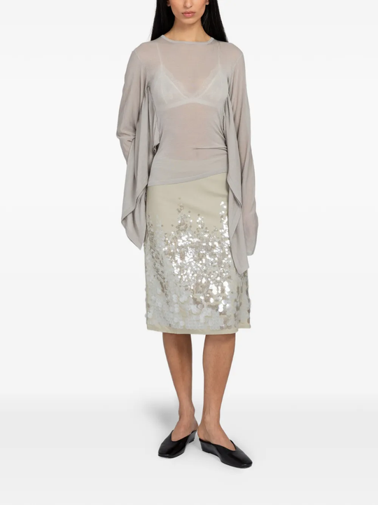 Tan skirts,full body view