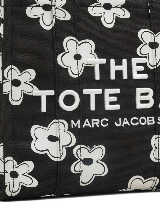 Close up of black bag, showing texture of the cotton fabric
