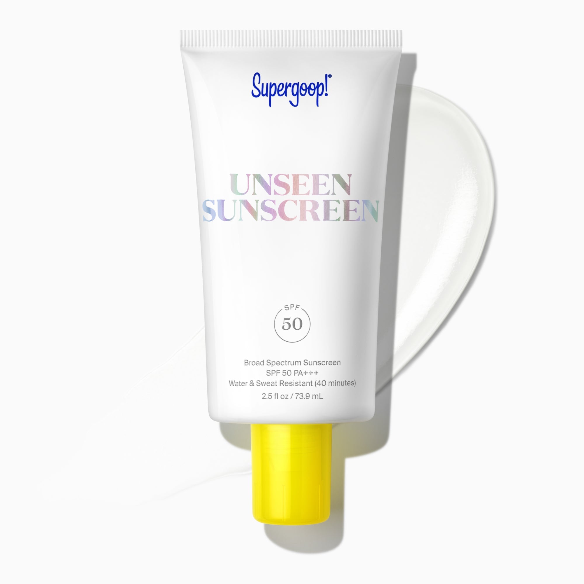 White Sunscreen, front view