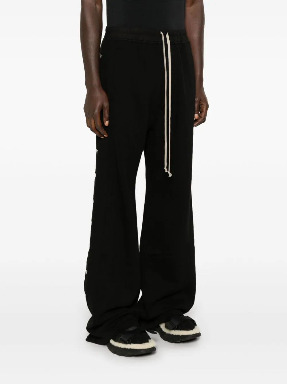 RICK OWENS DRKSHDW - Men Fleece Pusher Pants