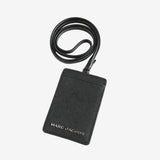 black lanyard, back view