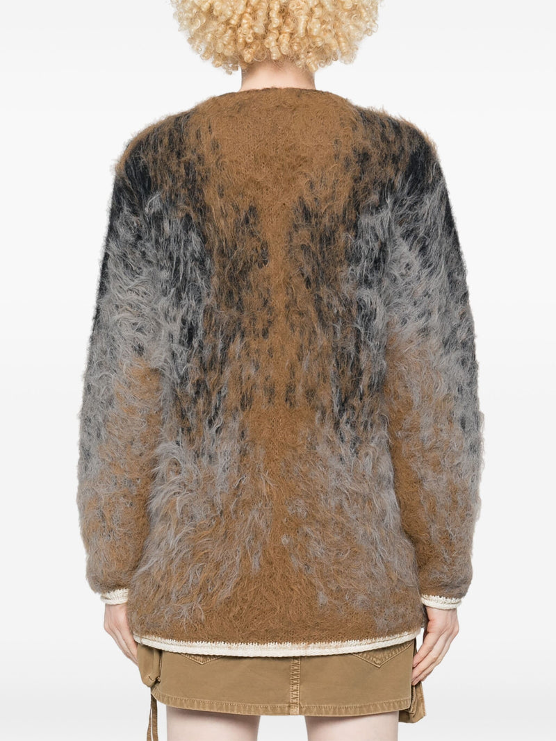 Y/PROJECT - Women Hairy Gradient Cardigan