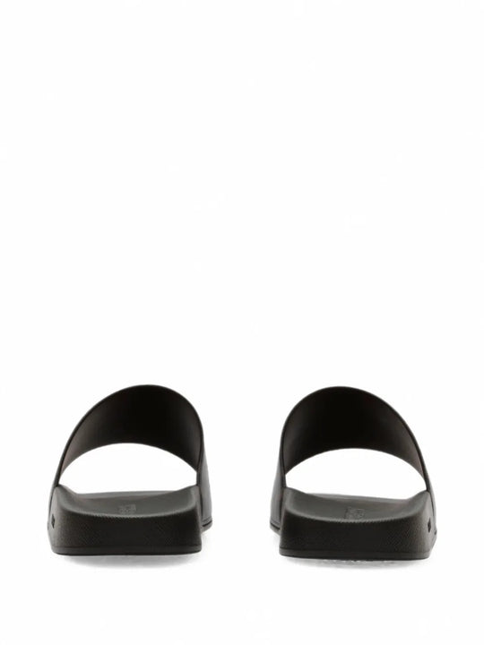 Brown shoes, back view