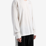 Tan t-shirt, full body view