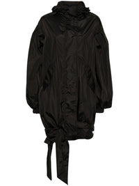 SIMONE ROCHA - Women Lightweight Bow Belt Bomber Jacket