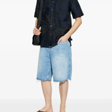 blue shirts,full body view