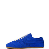 Blue shoes, side view