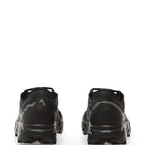 Black shoes, back view