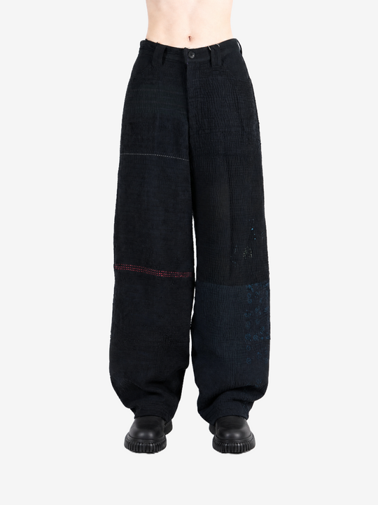 Black pants, full body view