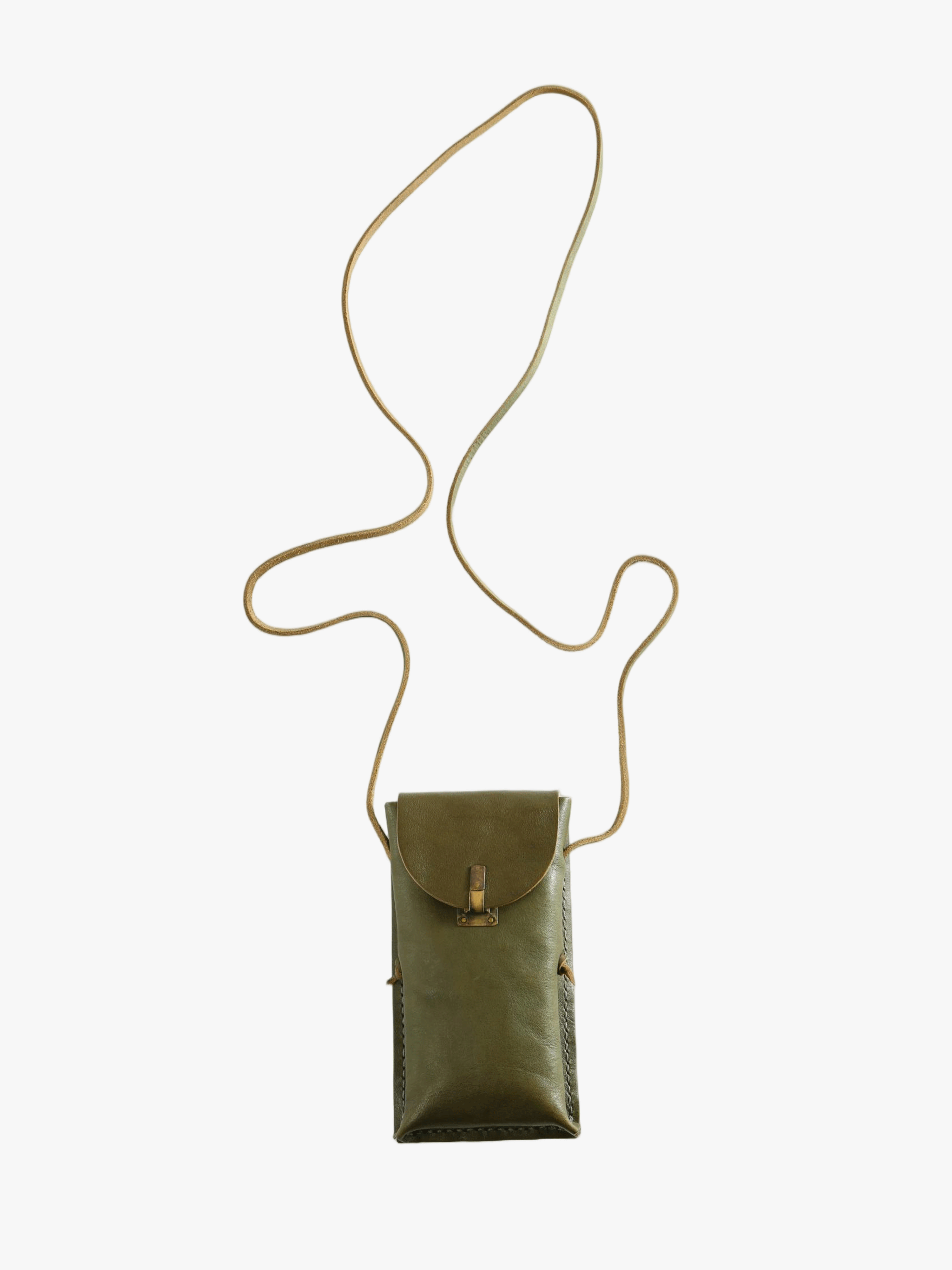 Green bag, front view