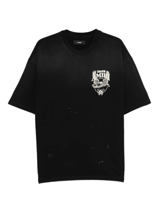 Black t-shirt, front view
