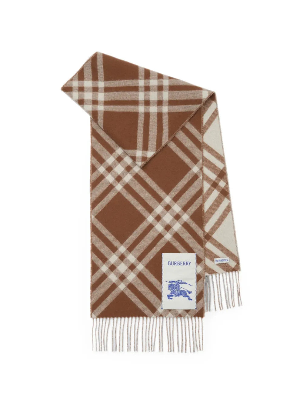 Brown scarf, front view