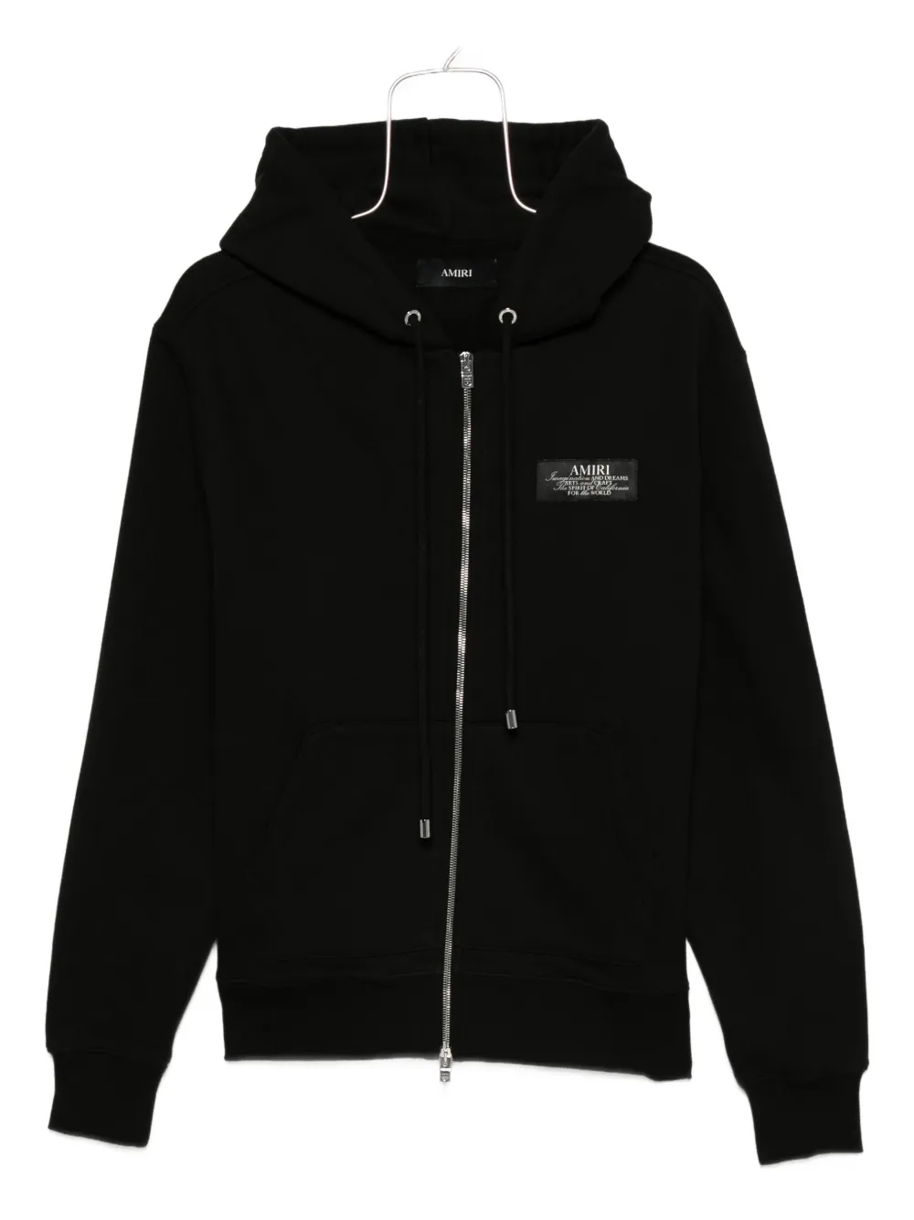 Black hoodie, front view