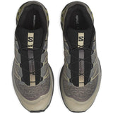 Grey sneakers, top view