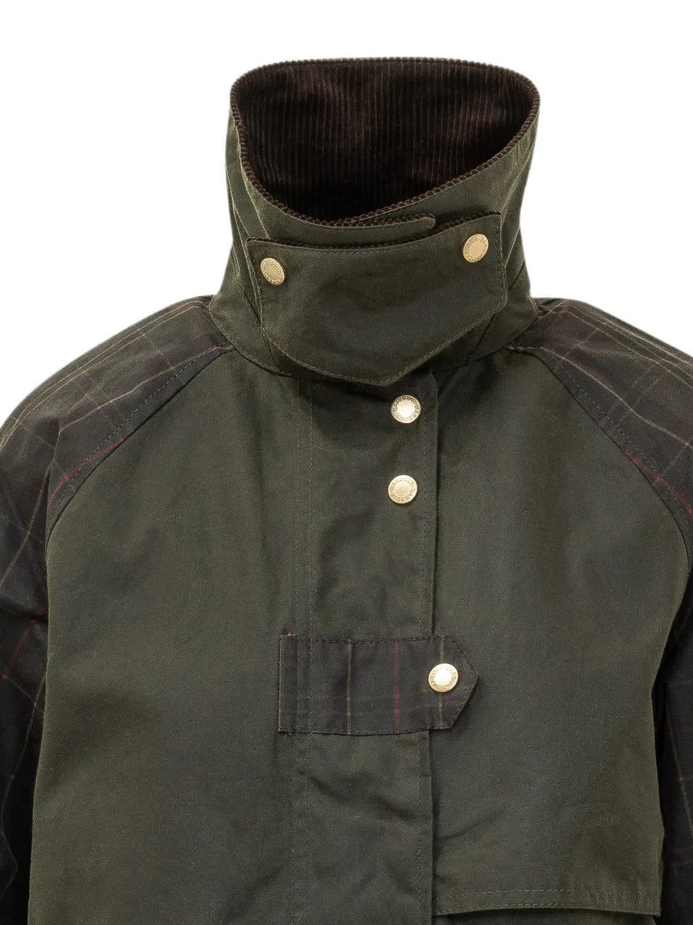 Green jacket, front view