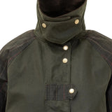 Green jacket, front view