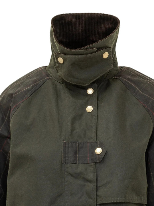 Green jacket, front view