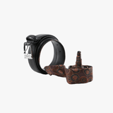 Black accessories, front view