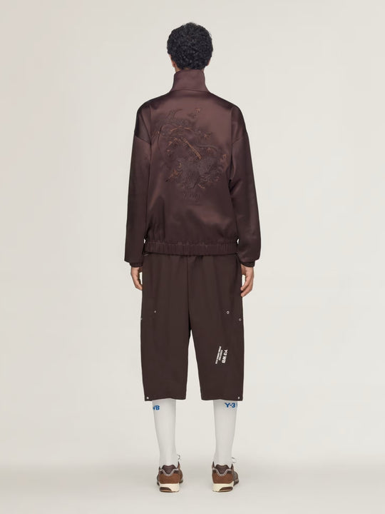 Brown pants, full body view