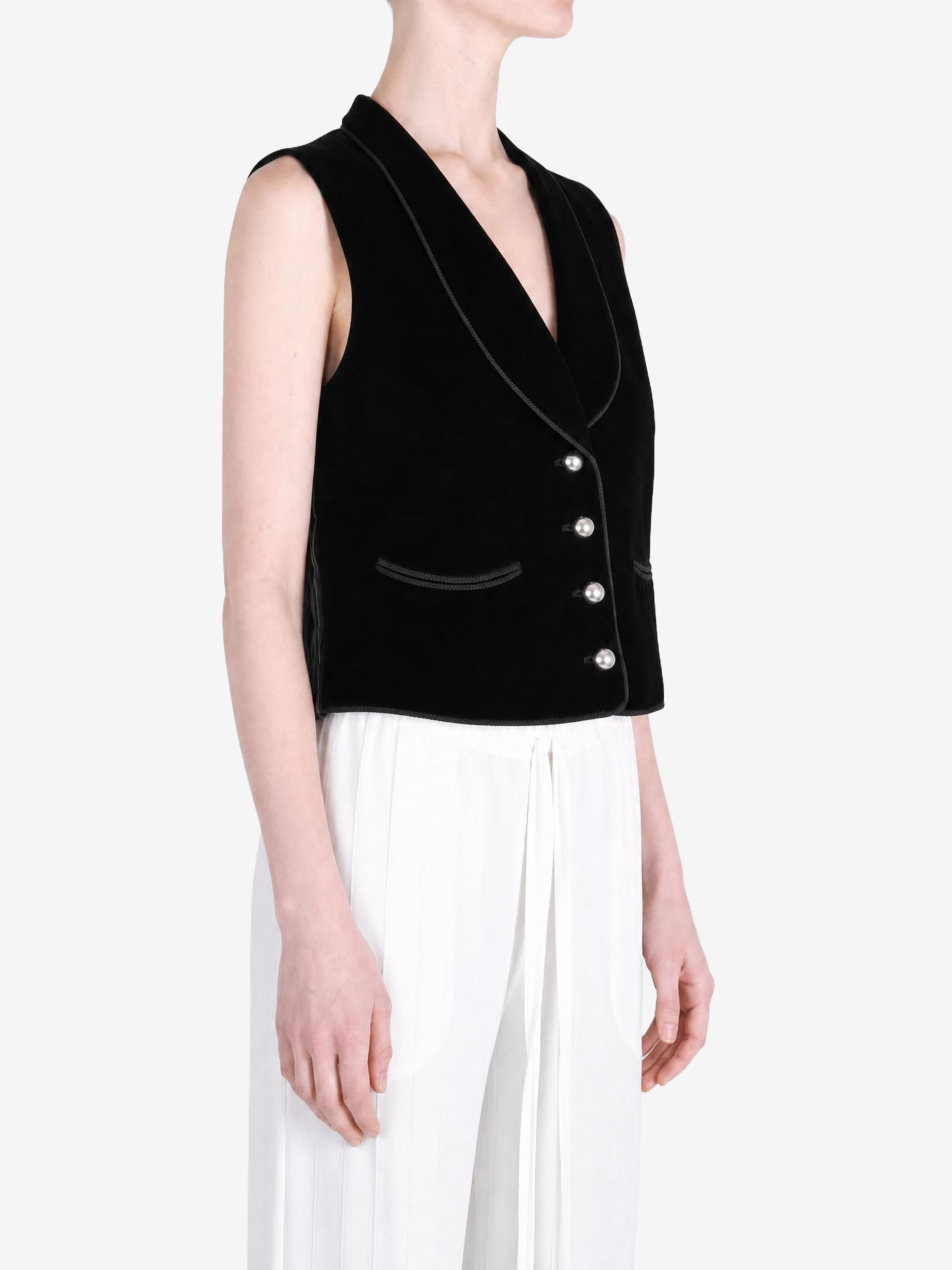 Black jacket, front view