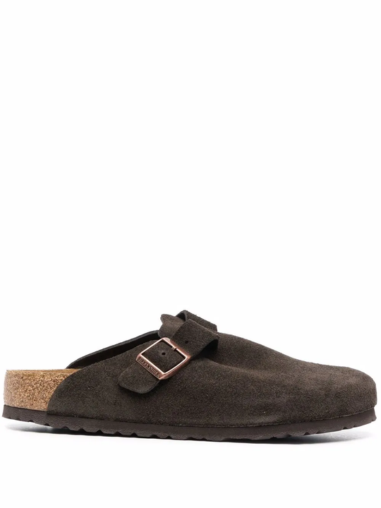 Brown sandals,front view